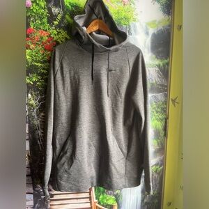 NIKE Dry-Fit ~Men Size MEDIUM Dark Gray Hoodie Pullover Kangaroo
Pockets.